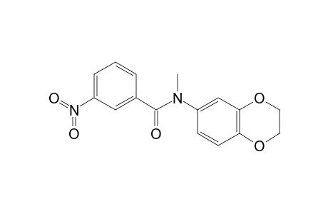 N-(2,3-Dihydro-1,4-benzodioxin-6-yl)-3-nitrobenzamide, N-methyl-