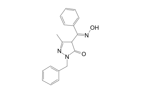 (Z)-2-BENZYL-2,4-DIHYDRO-4-[(HYDROXYAMINO)-PHENYL-METHYLENE]-5-METHYL-3H-PYRAZOL-3-ONE