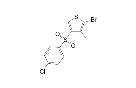 2-bromo-4-[(p-chlorophenyl)sulfonyl]-3-methylthiophene