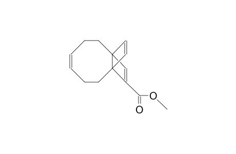 9-Carbomethoxy-tricyclo(6.2.2.0/1,8/)dodeca-4,9,11-triene