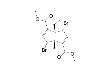 DIMETHYL-EXO,EXO-DIBROMO-1-ETHYL-5-METHYLBICYCLO-[3.3.0]-OCTA-2,6-DIENE-2,6-DICARBOXYLATE