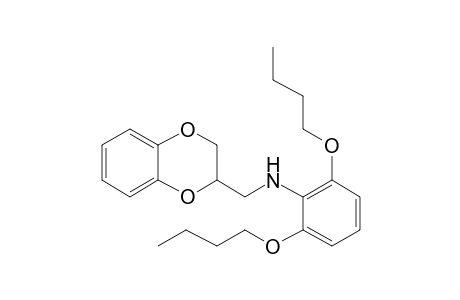 1,4-benzodioxin-2-methanamine, N-(2,6-dibutoxyphenyl)-2,3-dihydro-