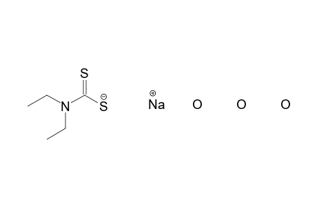 diethyldithiocarbamic acid, sodium salt, trihydrate