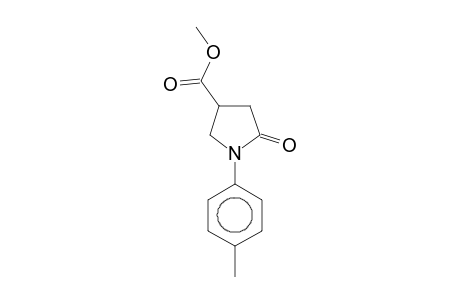 Methyl 5-oxo-1-(p-tolyl)-3-pyrrolidinecarboxylate