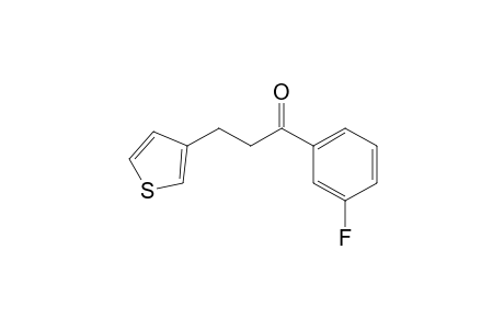 1-(3-Fluorophenyl)-3-(thiophen-3-yl)propan-1-one