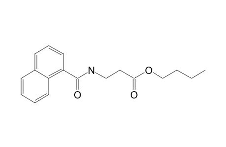 .beta.-Alanine, N-(1-naphthoyl)-, butyl ester