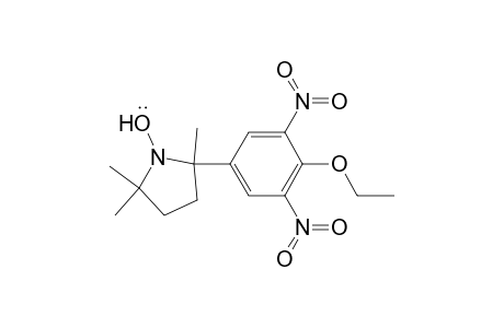 1-Pyrrolidinyloxy, 2-(4-ethoxy-3,5-dinitrophenyl)-2,5,5-trimethyl-