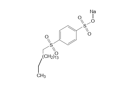 p-(HEXADECYLSULFONYL)BENZENESULFONIC ACID, SODIUM SALT