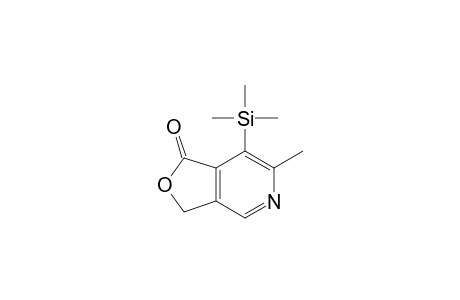 Furo[3,4-c]pyridin-1(3H)-one, 6-methyl-7-(trimethylsilyl)-