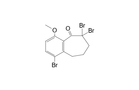 1,6,6-tribromo-4-methoxy-6,7,8,9-tetrahydro-5H-benzo[7]annulen-5-one