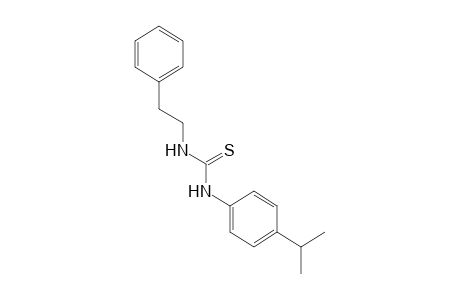 1-(p-cumenyl)-3-phenethyl-2-thiourea