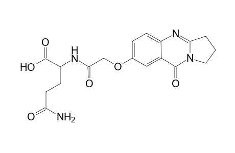 pentanoic acid, 5-amino-5-oxo-2-[[[(1,2,3,9-tetrahydro-9-oxopyrrolo[2,1-b]quinazolin-7-yl)oxy]acetyl]amino]-, (2S)-