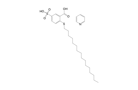 2-(hexadecylthio)-5-sulfobenzoic acid, compound with pyridine(1:1)