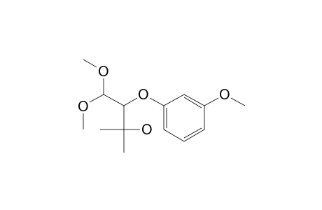 4,4-Dimethoxy-3-(3-methoxyphenoxy)-2-methyl-2-butanol