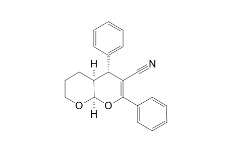 (4R*,4aS*,8aR*)-2,4-Diphenyl-1,4,4a,5,6,7,8,8a-octahydro-1,8-dioxanaphtho-3-carbonitrile