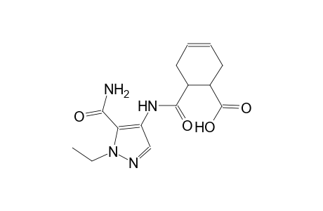 3-cyclohexene-1-carboxylic acid, 6-[[[5-(aminocarbonyl)-1-ethyl-1H-pyrazol-4-yl]amino]carbonyl]-