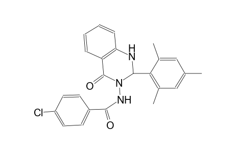 4-chloro-N-(2-mesityl-4-oxo-1,4-dihydro-3(2H)-quinazolinyl)benzamide