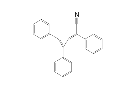 a,2,3-triphenyl-2-cyclopropene-delta1,α-acetonitrile