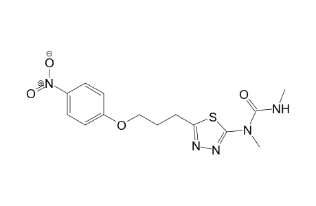 Urea, N,N'-dimethyl-N-[5-[3-(4-nitrophenoxy)propyl]-1,3,4-thiadiazol-2-yl]-