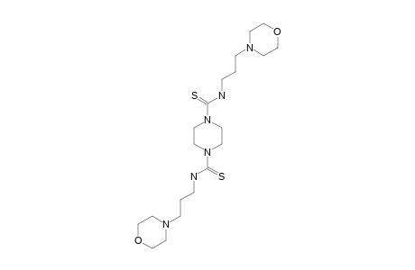 N,N'-bis(3-morpholinopropyl)dithio-1,4-piperazinecarboxamide