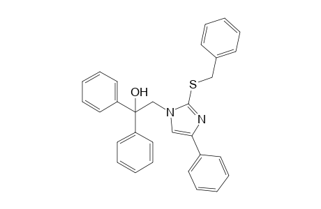 2-Benzylsulfanyl-N-(2-diphenyl-2-hydroxyethyl)-4-phenylimidazole