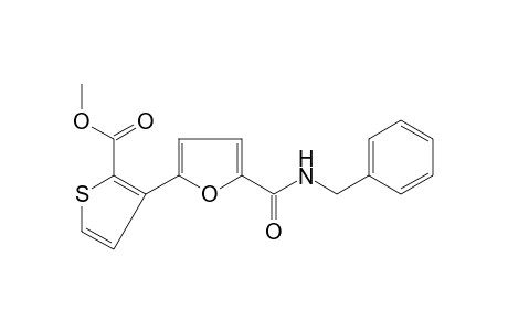 3-[5-(BENZYLCARBAMOYL)-2-FURYL]-2-THIOPHENECARBOXYLIC ACID, METHYL ESTER