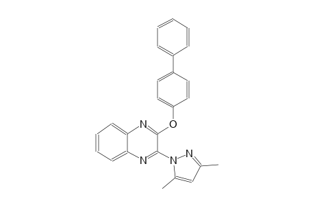 2-([1,1'-biphenyl]-4-yloxy)-3-(3,5-dimethyl-1H-pyrazol-1-yl)quinoxaline