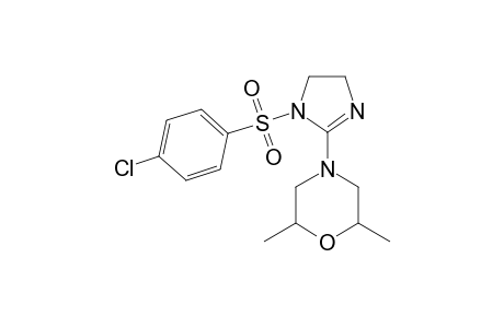 4-{1-[(p-chlorophenyl)sulfonyl]-2-imidazolin-2-yl}-2,6-dimethylmorpholine