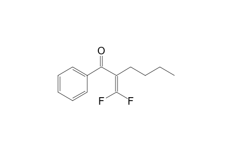 2-Butyl-3,3-difluoro-1-phenyl-2-propen-1-one