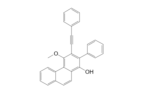 1-Hydroxy-4-methoxy-2-phenyl-3-(2-phenylethynyl)phenanthrene