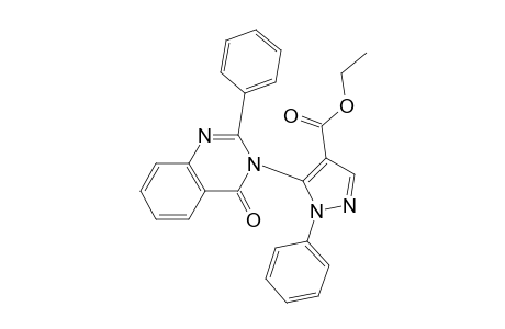 5-(4-Keto-2-phenyl-quinazolin-3-yl)-1-phenyl-pyrazole-4-carboxylic acid ethyl ester