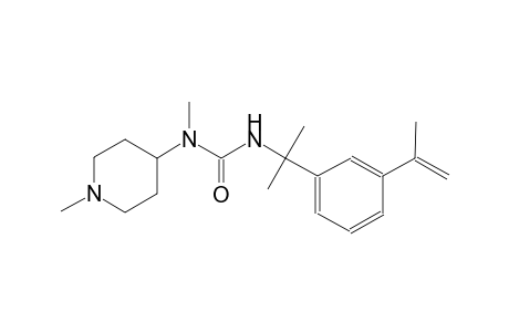 N'-[1-(3-isopropenylphenyl)-1-methylethyl]-N-methyl-N-(1-methyl-4-piperidinyl)urea