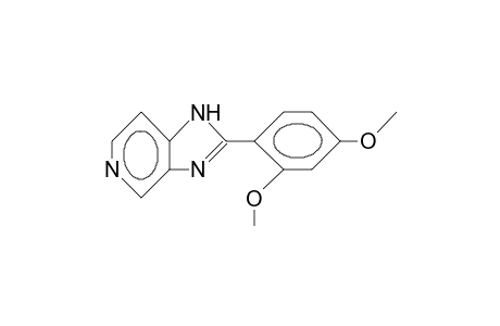 2-(2,4-Dimethoxy-phenyl)-1H-imidazo(4,5-C)pyridine