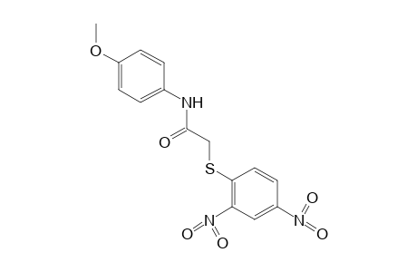 2-[(2,4-dinitrophenyl)thio]-p-acetanisidide