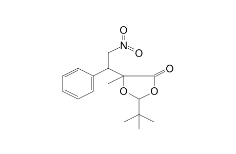 1,3-Dioxolan-4-one, 2-(1,1-dimethylethyl)-5-methyl-5-(2-nitro-1-phenylethyl)-, [2s-[2.alpha.,5.beta.(s*)]]-