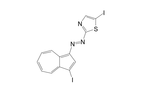 5-Iodo-2-[(3'-iodoazulen-1'-yl)diazenyl]-1,3-thiazole