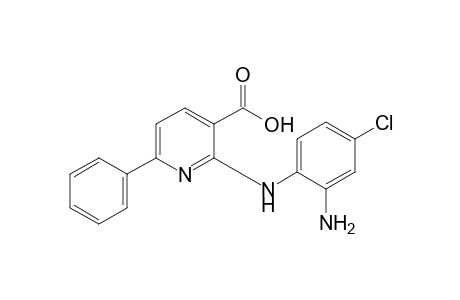 2-(2-amino-4-chloroanilino)-6-phenylnicotinic acid