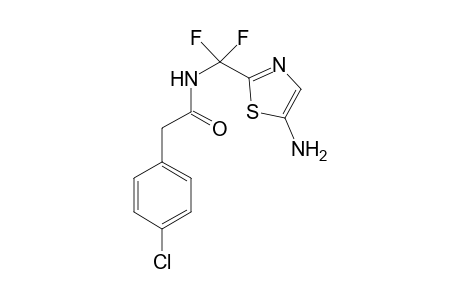 N-[2'-(5"-Amino-1",3",4"-thiazol-2"-yl)difluoromethyl]-(p-chlorophenyl)acetamide