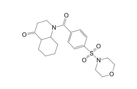 4(1H)-quinolinone, octahydro-1-[4-(4-morpholinylsulfonyl)benzoyl]-