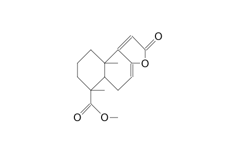 12,8-Lactone_of_19-methyl-hydrogen-8-hydroxy-13,14,15,16,17-pentanorlabda-7,9(11)-diene-12,19-dioate