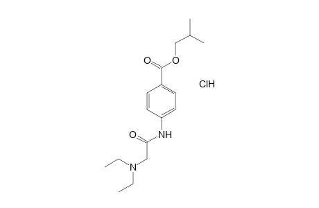 p-[2-(Diethylamino)acetamido]benzoic acid, isobutyl ester, hydrochloride