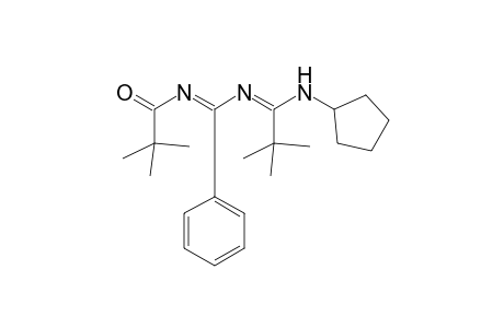 2,6-DI-TERT.-BUTYL-7-CYCLOPENTYL-4-PHENYL-1-OXA-3,5,7-TRIAZAHEPTA-1,3,5-TRIENE