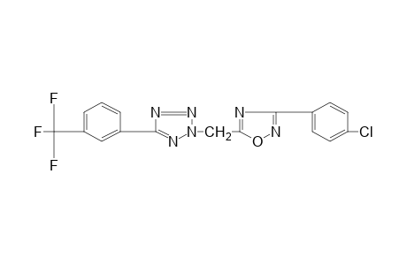 2-{[3-(p-chlorophenyl)-1,2,4-oxadiazol-5-yl]methyl}-5-(alpha,alpha,alpha-trifluoro-m-tolyl)-2H-tetrazole
