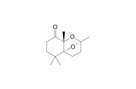 2,2,6,8-TETRAMETHYL-7,11-DIOXOATRICYCLO-[6.2.2.0(1,6)]-UNDECAN-5-ONE