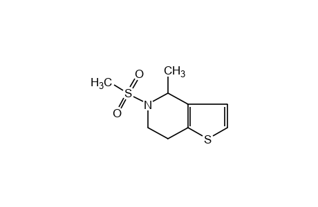 4-methyl-5-(methylsulfonyl)-4,5,6,7-tetrahydrothieno[3,2-c]pyridine