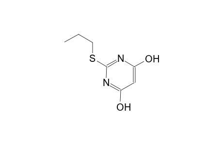 4,6-pyrimidinediol, 2-(propylthio)-