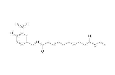 Sebacic acid, ethyl 3-nitro-4-chlorobenzyl ester