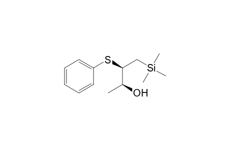 2-Butanol, 3-(phenylthio)-4-(trimethylsilyl)-, (R*,S*)-