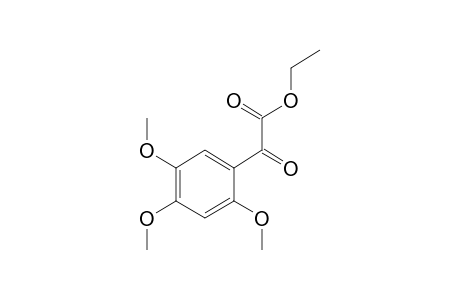 (2,4,5-trimethoxyphenyl)glyoxylic acid, ethyl ester