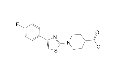 1-[4-(4-Fluorophenyl)-1,3-thiazol-2-yl]piperidine-4-carboxylic acid